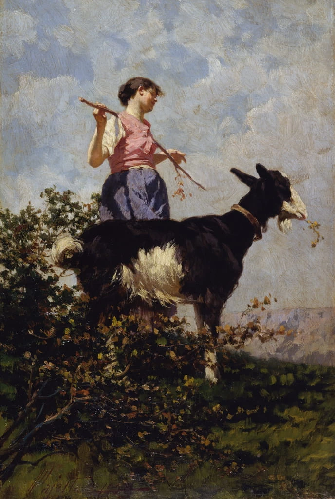 Pietro - Pastorella con capra, Museo Nazionale della Scienza e della Tecnologia 'Leonardo Da Vinci', Milan